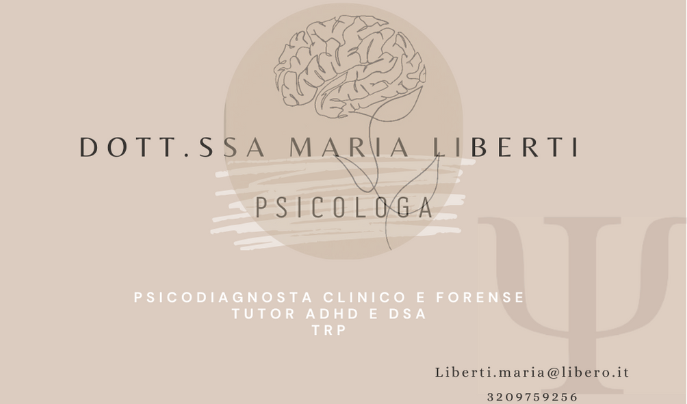 Dott.ssa Maria Liberti-Psicologa online